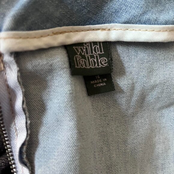 Wild Fable Light Blue Denim Mini Skirt - Picture 2 of 2